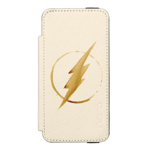 The Flash   Yellow Chest Emblem Incipio Watson™ iPhone 5 Wallet Case