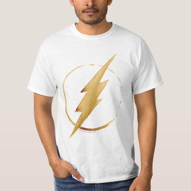 The Flash | Yellow Chest Emblem T-Shirt (Front)