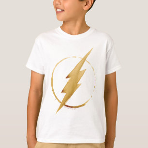 The Flash   Yellow Chest Emblem T-Shirt