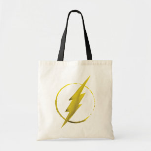 The Flash Yellow Chest Emblem Tote Bag