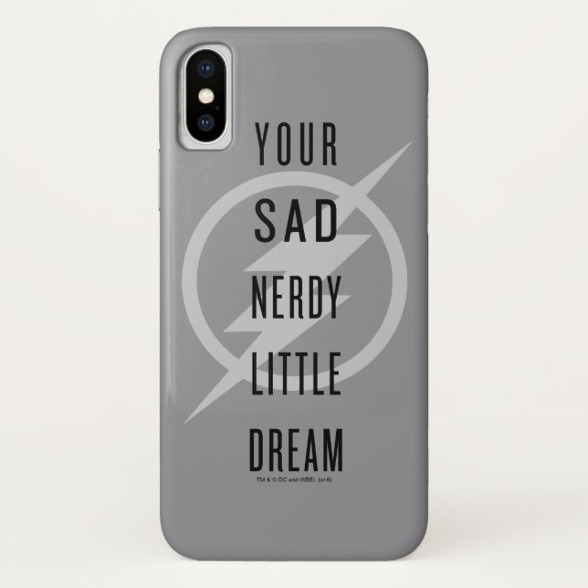 The Flash | "Your Sad Nerdy Little Dream" Case-Mate iPhone Case (Back)