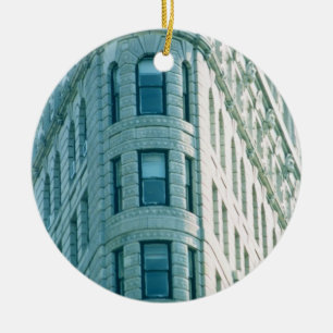 The Flatiron Building (photo) 2 Ceramic Tree Decoration