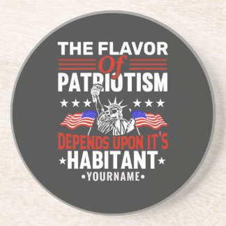 The Flavour of Patriotism Depends Upon its Habitan Coaster