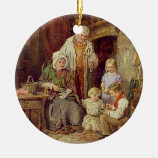 The Fledglings Ceramic Tree Decoration (Front)