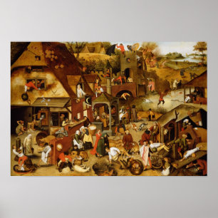 The Flemish Proverbs Poster