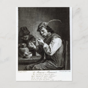 The Flemish Smoker Postcard