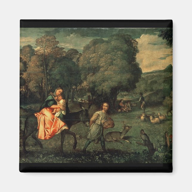 The Flight into Egypt, 1500s Magnet (Front)