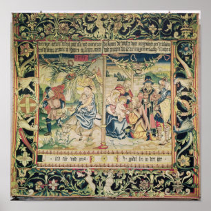 The Flight into Egypt and the Adoration of Poster