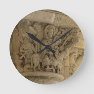 The Flight into Egypt, column capital relief from Round Clock
