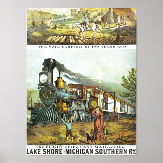 The Flight of The Fast Mail Poster (Front)