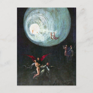 The flight to heaven postcard
