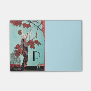 THE FLIGHTY BIRD ,BEAUTY FASHION DESIGNER POST-IT NOTES