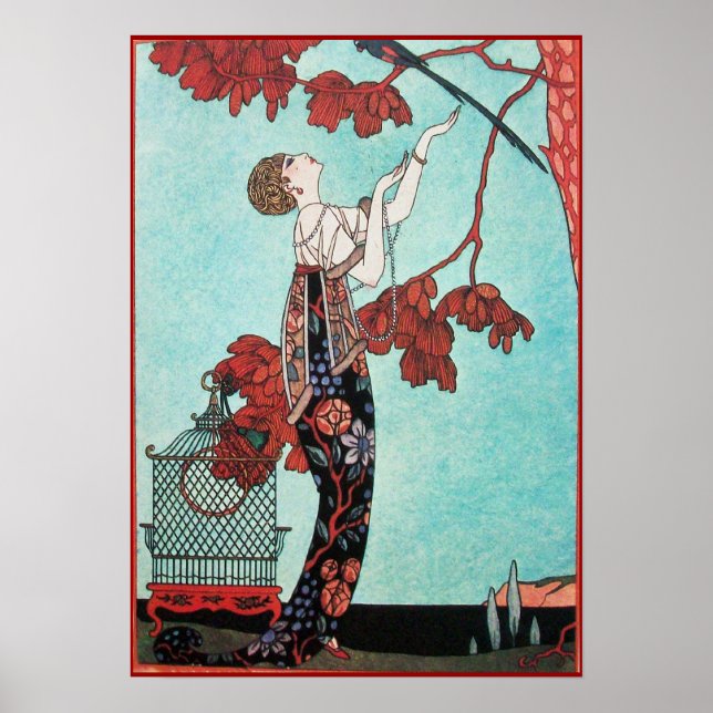 THE FLIGHTY BIRD ,BEAUTY FASHION DESIGNER POSTER (Front)