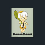 The Flintstones | Bamm-Bamm Rubble Canvas Print<br><div class="desc">Check out Bamm-Bamm Rubble walking with his club.</div>