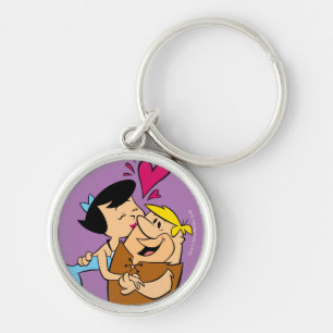 The Flintstones   Betty Kissing Barney Key Ring