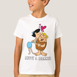 The Flintstones Betty Kissing Barney T-Shirt