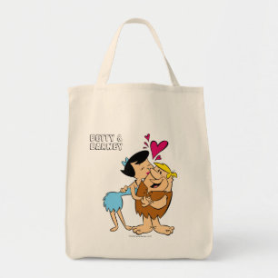 The Flintstones   Betty Kissing Barney Tote Bag