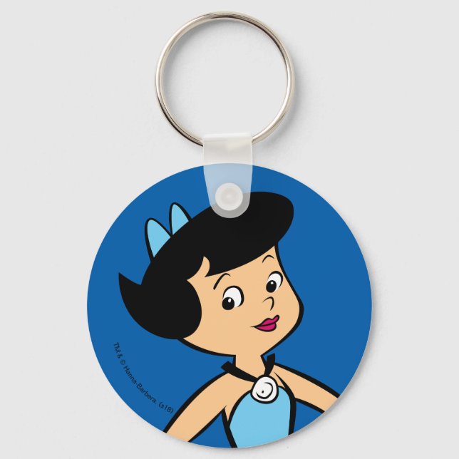 The Flintstones | Betty Rubble Key Ring (Front)