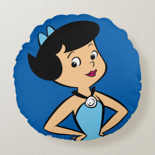 The Flintstones Betty Rubble Round Cushion