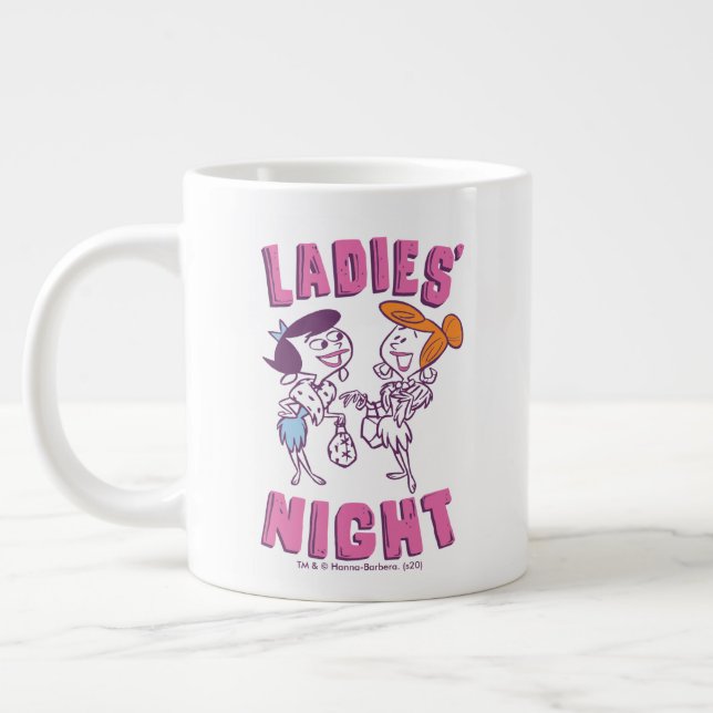 The Flintstones | Betty & Wilma - Ladies' Night Large Coffee Mug (Left)