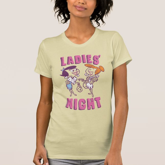 The Flintstones | Betty & Wilma - Ladies' Night T-Shirt (Front)