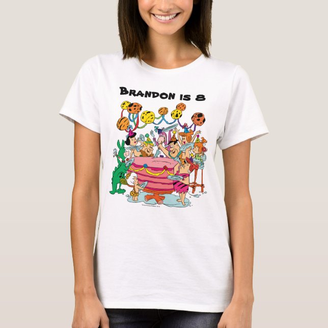 The Flintstones | Birthday Party T-Shirt (Front)