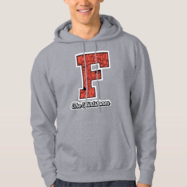 The Flintstones | Collegiate Style Monogram Hoodie (Front)