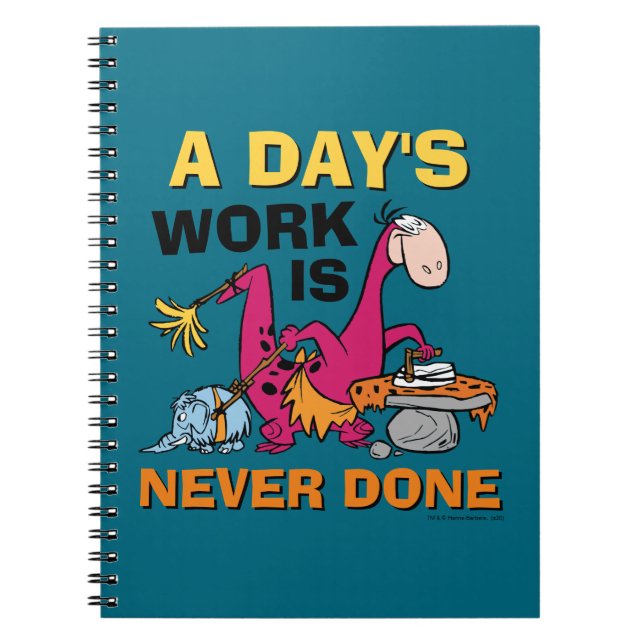 The Flintstones | Dino Cleaning House Notebook (Front)