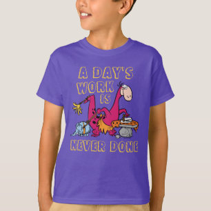 The Flintstones Dino Cleaning House T-Shirt