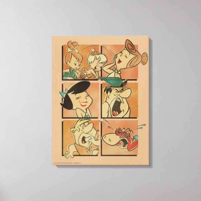 The Flintstones | Flintstones & Rubbles Comic Canvas Print (Front)
