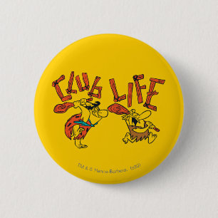 The Flintstones Fred & Barney - Club Life 6 Cm Round Badge