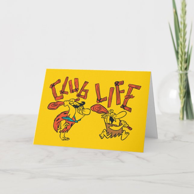 The Flintstones | Fred & Barney - Club Life Card (Front)