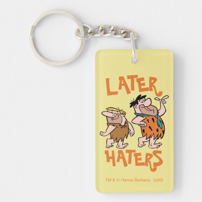 The Flintstones | Fred & Barney - Later Haters Key Ring (Front)