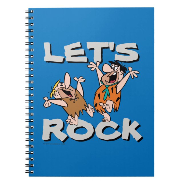 The Flintstones | Fred & Barney - Let's Rock Notebook (Front)
