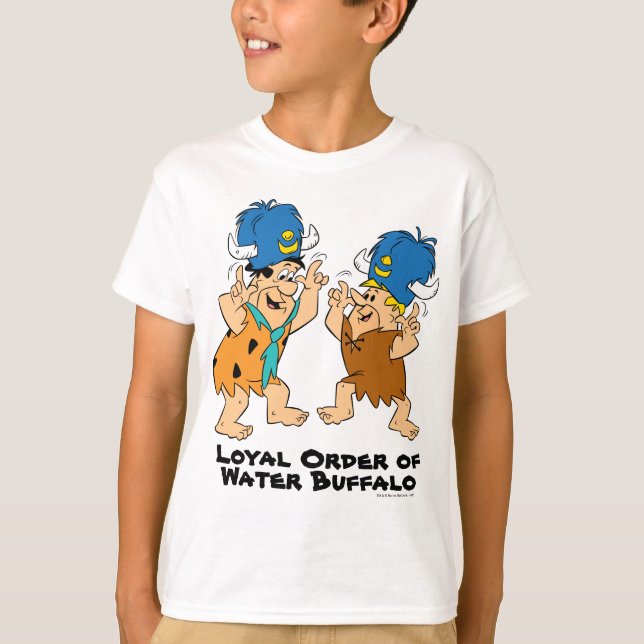 The Flintstones | Fred & Barney Water Buffaloes T-Shirt (Front)