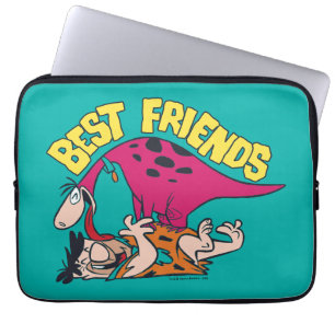 The Flintstones   Fred & Dino - Best Friends Laptop Sleeve
