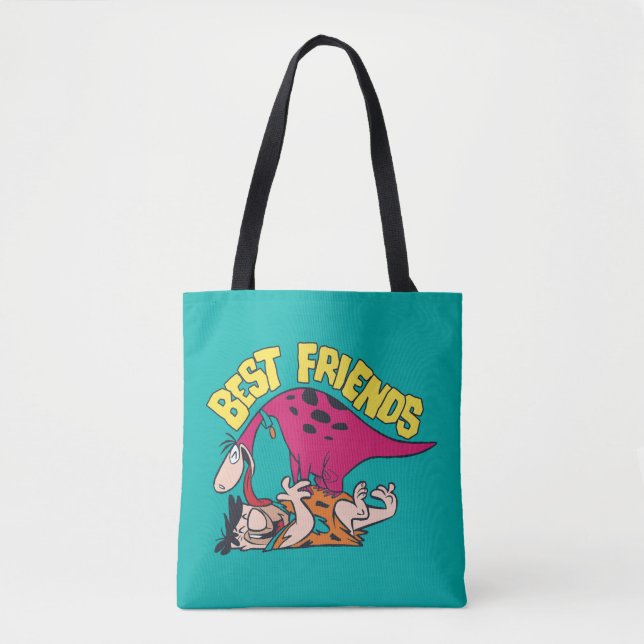 The Flintstones | Fred & Dino - Best Friends Tote Bag (Front)