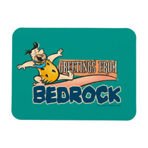The Flintstones Fred - Greetings From Bedrock Magnet