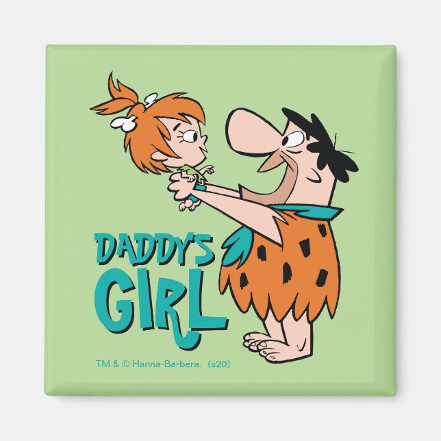 The Flintstones | Fred & Pebbles - Daddy's Girl Magnet (Front)