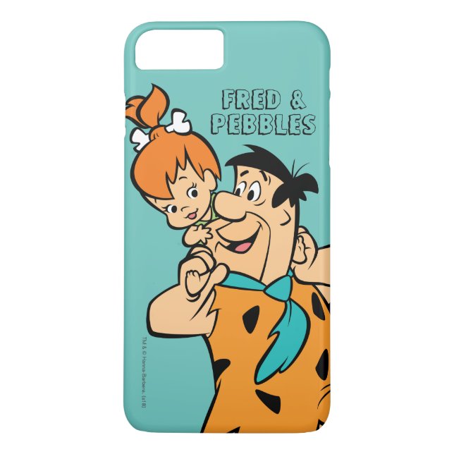 The Flintstones | Fred & Pebbles Flintstone Case-Mate iPhone Case (Back)