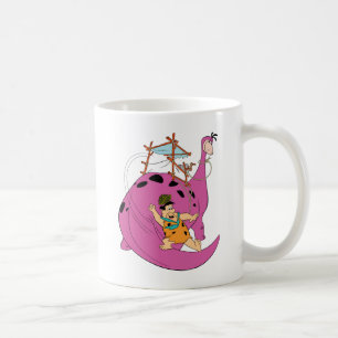 The Flintstones Fred Sliding Down Tail Coffee Mug