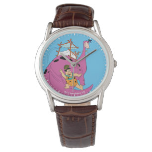 The Flintstones Fred Sliding Down Tail Watch