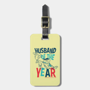 The Flintstones Husband of the Year Luggage Tag