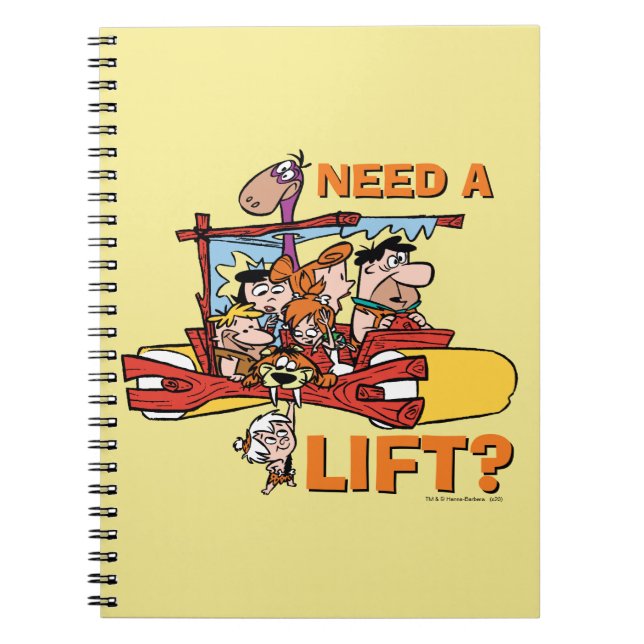 The Flintstones | Need A Lift? Notebook (Front)