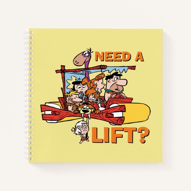 The Flintstones | Need A Lift? Notebook (Front)