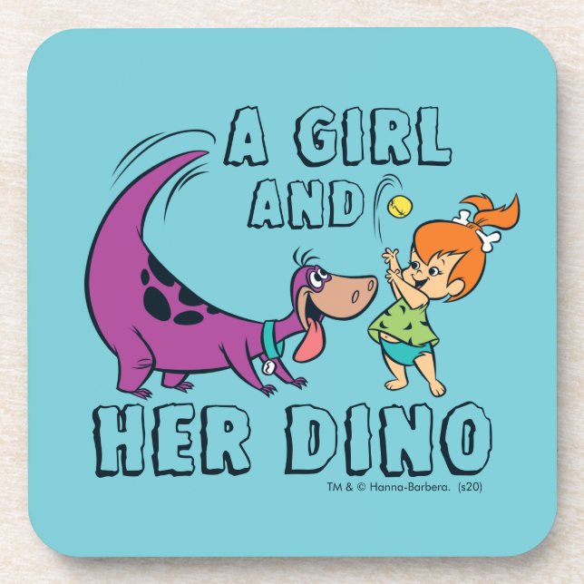 The Flintstones | Pebbles & Dino Play Ball Coaster (Front)