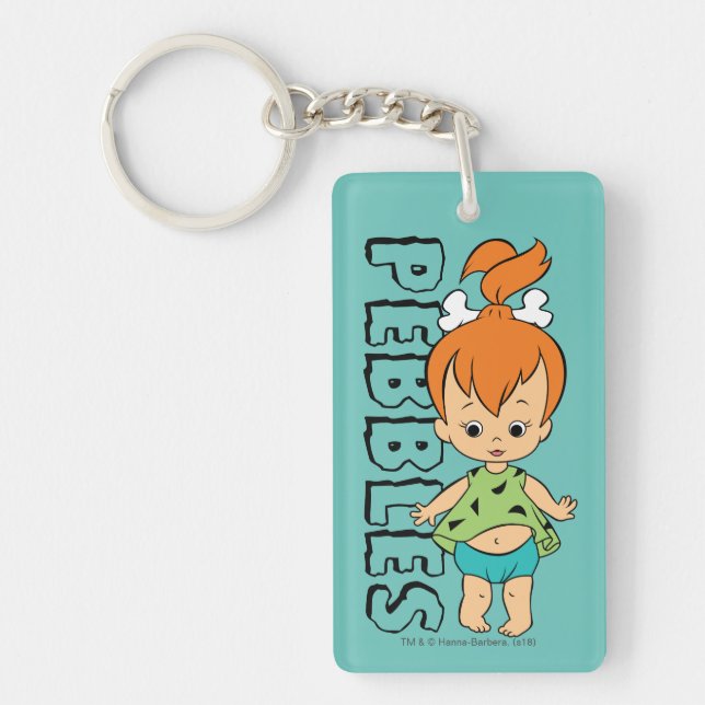The Flintstones | Pebbles Flintstone Key Ring (Front)