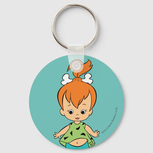The Flintstones | Pebbles Flintstone Key Ring (Front)
