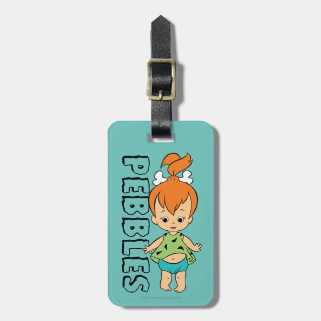 The Flintstones | Pebbles Flintstone Luggage Tag (Front Vertical)