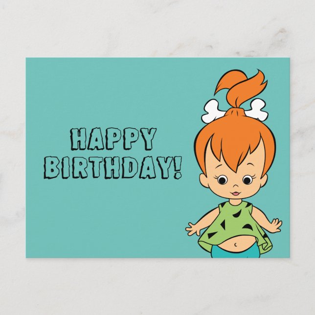 The Flintstones | Pebbles Flintstone Postcard (Front)